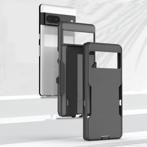 For Google Pixel 7 | 7 Pro| 7A 3in1 Case Drop Resistant Defender Tradies Hybrid Armor Heavy Duty Rugged Shockproof Tough Cover For Google Pixel 7 | 7 Pro| 7A 3in1 Case Drop Resistant Defender Tradies Hybrid Armor Heavy Duty Rugged Shockproof Tough Cover